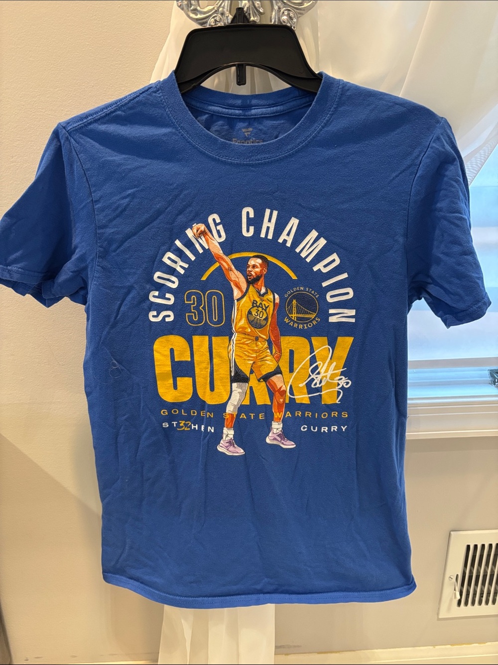 Steph Curry 30 Scoring Champion Golden State Warriors Graphic Tee Shirt Men S